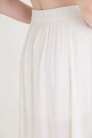 Bayan Krem Mini Kloş Etek