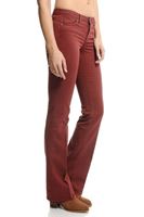 Bayan Kırmızı Bella Normal Bel Bot Paça Pantolon