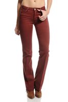 Bayan Kırmızı Bella Normal Bel Bot Paça Pantolon