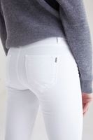 Bayan Beyaz Düşük Bel Skinny Pantolon