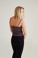 Bayan Bordo İnce Askılı Atlet