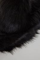 Bayan Siyah Kürk Yaka