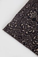 Bayan Çok Renkli Gül Desenli İnce Şal