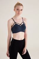 Bayan Lacivert Dikişsiz Kısa Atlet