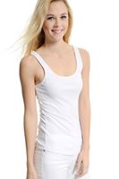 Bayan Beyaz Askılı Atlet