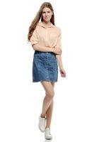 Bayan Krem 3/4 Kollu Tunik Gömlek