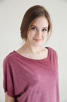 Bayan Bordo Bot Yaka Dökümlü Tişört