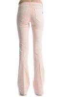 Bayan Pembe Düşük Bel İspanyol Paça Pantolon