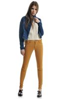 Bayan Kahverengi Adela Düşük Bel Skınny Pantolon