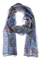 Bayan Çok Renkli Desenli Degrade Şal
