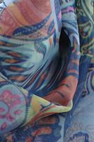 Bayan Çok Renkli Desenli Degrade Şal