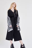 Bayan Siyah Yüksek Bel Bol Pantolon