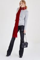 Bayan Siyah İspanyol Paça Kot Pantolon