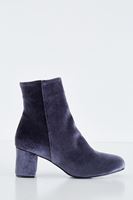 Bayan Gri Kadife Küt Burun Bot