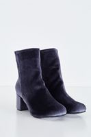 Bayan Gri Kadife Küt Burun Bot