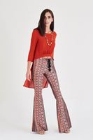 Bayan Turuncu Arkası Uzun Önü Kısa Bluz