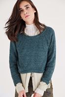 Bayan Yeşil Kısa Kazak