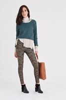 Bayan Yeşil Kısa Kazak