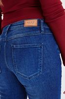 Bayan Mavi Düşük Bel Kot Pantolon