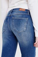 Bayan Mavi Düşük Bel Kot Pantolon