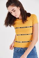 Bayan Turuncu Kısa Tişört