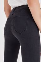 Bayan Gri Normal Bel Dar Paça Pantolon