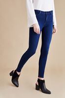 Bayan Lacivert Normal Bel Dar Paça Pantolon