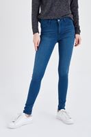 Bayan Yeşil Normal Bel Dar Paça Pantolon