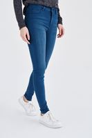 Bayan Yeşil Normal Bel Dar Paça Pantolon