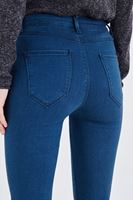 Bayan Yeşil Normal Bel Dar Paça Pantolon