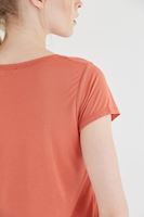 Bayan Turuncu U Yaka Tişört