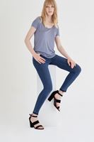 Bayan Gri U Yaka Tişört