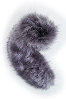 Bayan Gri Kürk Yaka