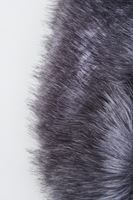 Bayan Gri Kürk Yaka