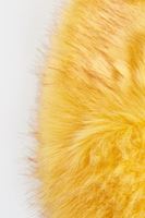 Bayan Sarı Kürk Yaka