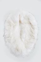 Bayan Beyaz Kürk Yaka