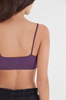 Bayan Mor Dikişsiz Çapraz Detaylı Büstiyer