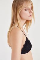 Bayan Siyah Dantel Sırt Detaylı Büstiyer