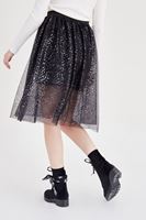Women Black Tulle Skirt