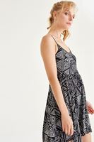 Bayan Çok Renkli Desenli Elbise