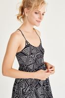 Bayan Çok Renkli Desenli Elbise