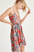 Bayan Çok Renkli Desenli Elbise