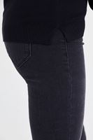 Bayan Siyah Balıkçı Yaka Kazak