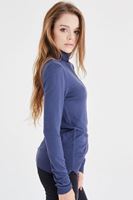 Bayan Lacivert Balıkçı Yaka Kazak