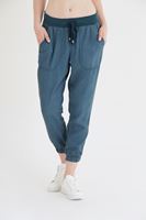 Bayan Yeşil Bol Kesim Bilekli Pantolon