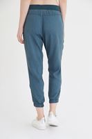 Bayan Yeşil Bol Kesim Bilekli Pantolon