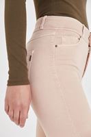 Bayan Kahverengi Yüksek Bel Esnek Pantolon