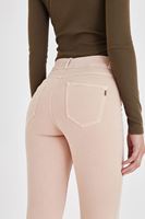 Bayan Kahverengi Yüksek Bel Esnek Pantolon