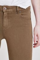 Bayan Yeşil Esnek Kumaşlı Skinny Pantolon