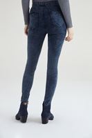 Bayan Lacivert Yüksek Bel Skinny Pantolon